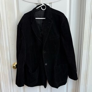 ANDREW FEZZA Black Corduroy Blazer